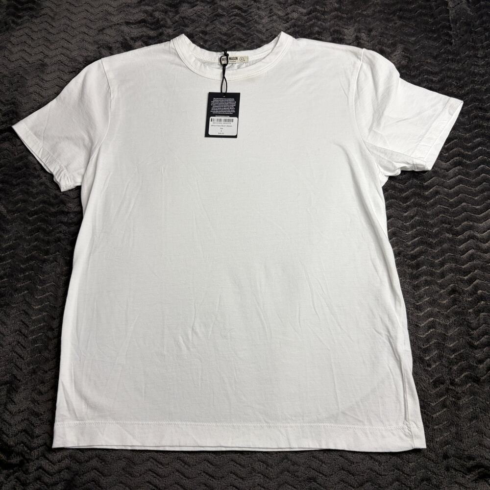 Buck Mason Mens size S short White Pima Cotton Classic Tee Short Sleeve NWT